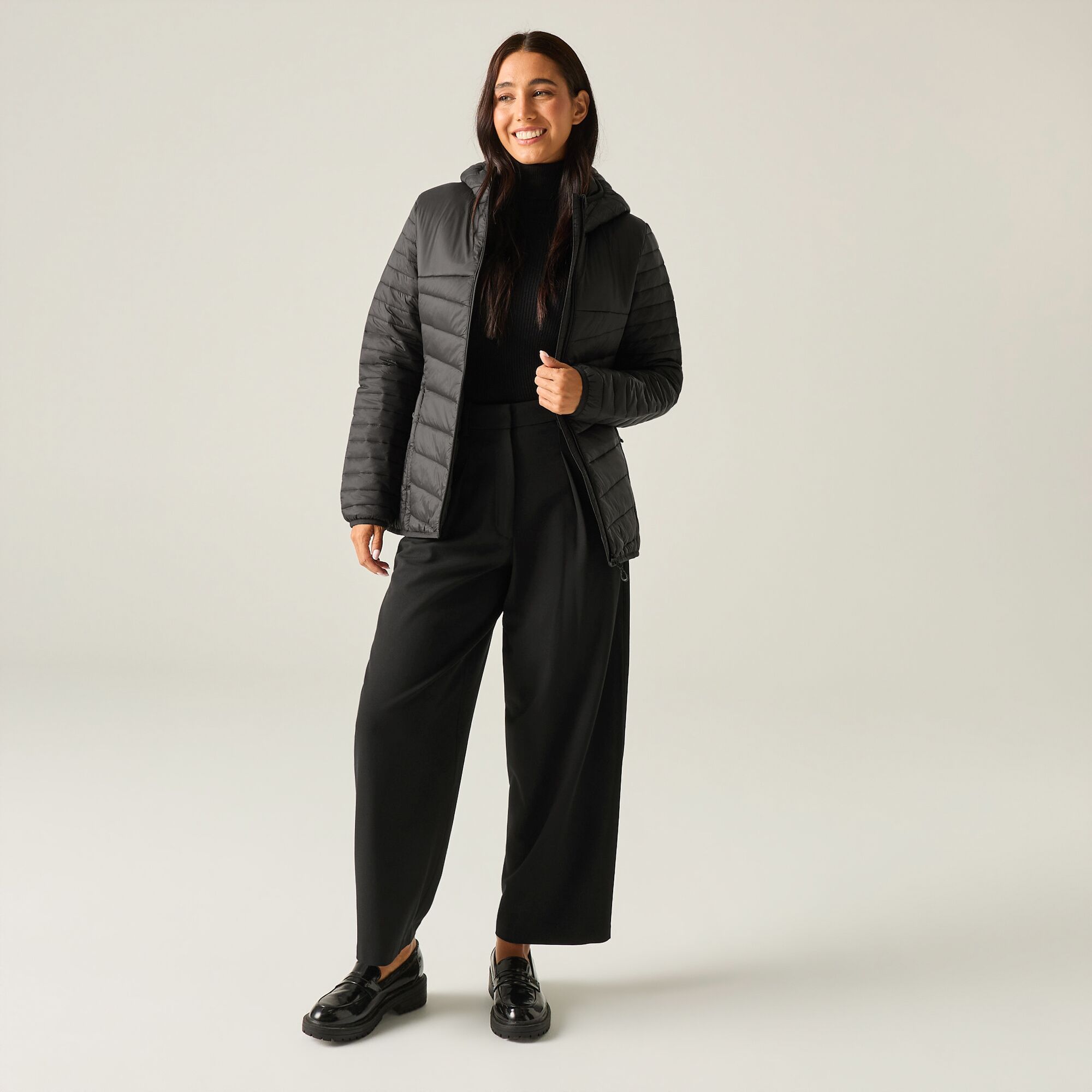 TRA970 Loftlite Women's Hooded Baffle Jacket
