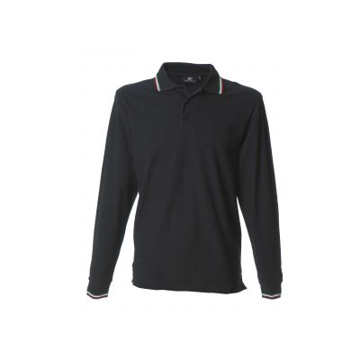 Трикотажни блузи с яка (поло), James Ross Collection Polo Savona Man Polo Savona Man Black