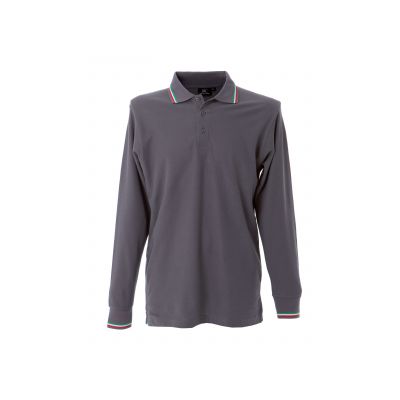 Трикотажни блузи с яка (поло), James Ross Collection Polo Savona Man Polo Savona Man Dark Grey