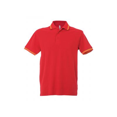 Трикотажни блузи с яка (поло), James Ross Collection Polo Paris Man Polo Paris Man Light Red
