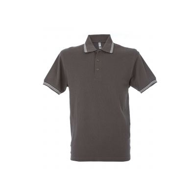 Трикотажни блузи с яка (поло), James Ross Collection Polo Paris Man Polo Paris Man Dark Grey