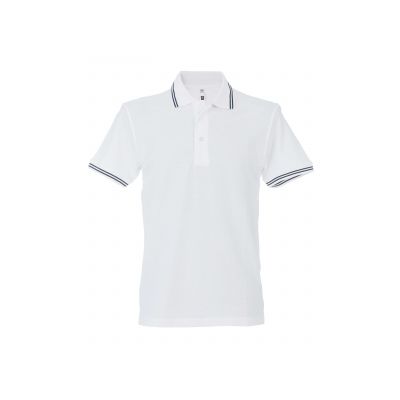 Трикотажни блузи с яка (поло), James Ross Collection Polo Paris Man Polo Paris Man White