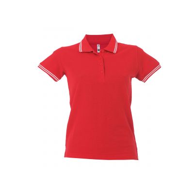 Трикотажни блузи с яка (поло), James Ross Collection Polo Paris Lady Polo Paris Lady Red