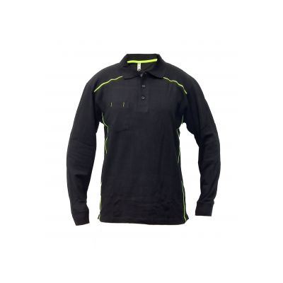 Трикотажни блузи с яка (поло), James Ross Collection 997622 Polo Bruxelles Black