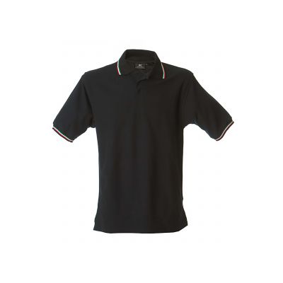 Трикотажни блузи с яка (поло), James Ross Collection Aosta Man Aosta Man Black