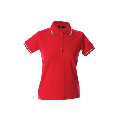 Трикотажни блузи с яка (поло), James Ross Collection Aosta Lady Aosta Lady Red