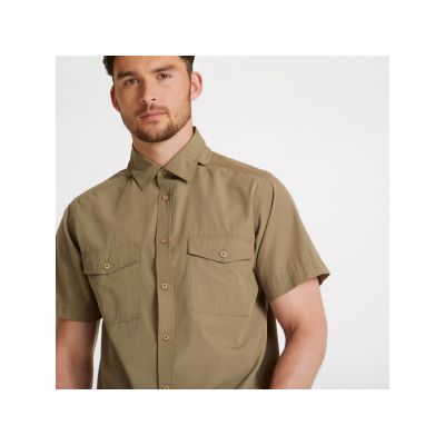 Shirts and business clothing, Рециклирана тъкан, Craghoppers expert CES003 CES003 - Mens Expert Kiwi Short Sleeved Shirt Light Khaki