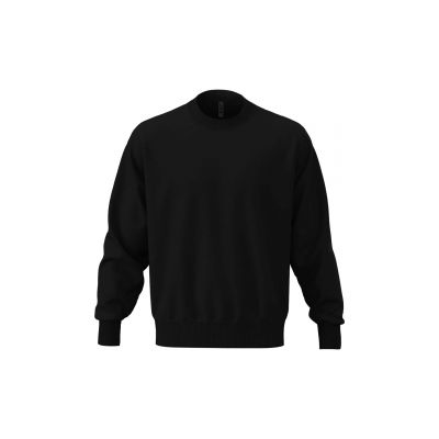 Ватирани блузи и блузи с дълъг ръкав, Спортни облекла, Next Level Apparel N9007 N9007-Унисекс овърсайз блуза Black