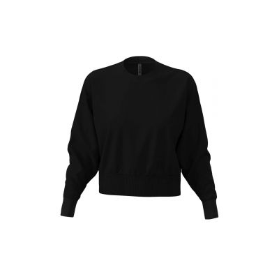 Ватирани блузи и блузи с дълъг ръкав, Next Level Apparel N9087 N9087-  Къса овърсайз  дамска блуза Black