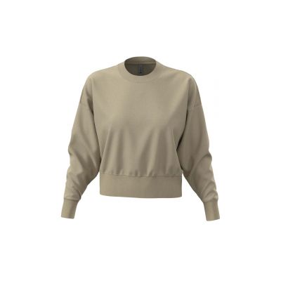 Ватирани блузи и блузи с дълъг ръкав, Next Level Apparel N9087 N9087-  Къса овърсайз  дамска блуза Tan