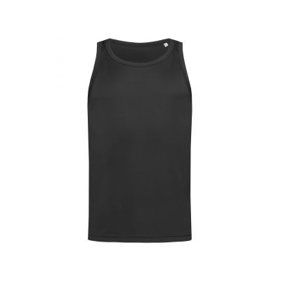 T-shirts and singlets, Sportswear, Stedman ST8010 ST8010 Active Sports Top Men Black Opal