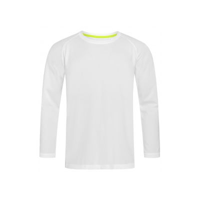 Blouses with wadding, Sportswear, Stedman ST8420 ST8420 Active 140 Long Sleeve Men White