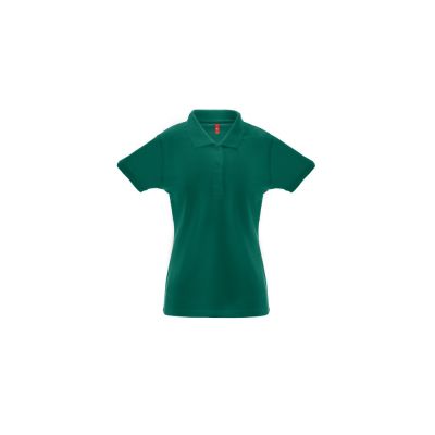 Трикотажни блузи с яка (поло), Работно облекло, Thclothes BERLIN WOMEN THC BERLIN WOMEN Forest Green