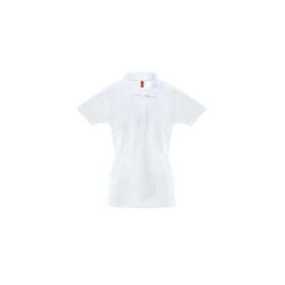 Трикотажни блузи с яка (поло), Работно облекло, Thclothes BERLIN WOMEN THC BERLIN WOMEN White
