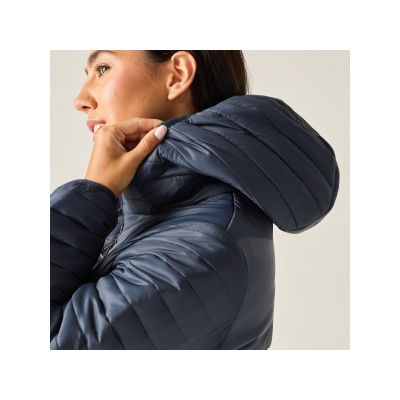 Якета и елеци, Regatta Professional TRA970 TRA970 Loftlite Women's Hooded Baffle Jacket Purple