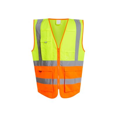 Якета и елеци, Работно облекло, Рециклирана тъкан, Regatta Professional TRS251 TRS251 Pro Hi Vis Executive Vest Gold Yellow