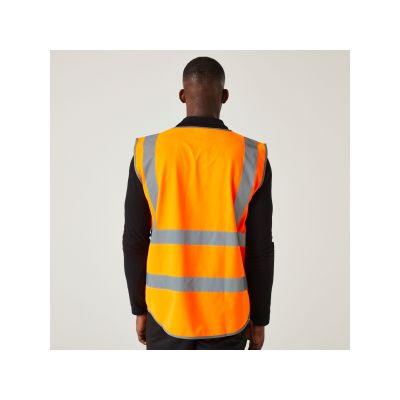 Якета и елеци, Работно облекло, Рециклирана тъкан, Regatta Professional TRS251 TRS251 Pro Hi Vis Executive Vest Orange