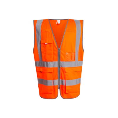 Якета и елеци, Работно облекло, Рециклирана тъкан, Regatta Professional TRS251 TRS251 Pro Hi Vis Executive Vest Orange