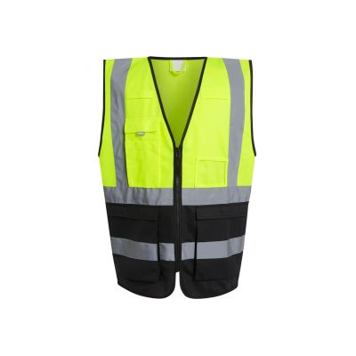 Якета и елеци, Работно облекло, Рециклирана тъкан, Regatta Professional TRS251 TRS251 Pro Hi Vis Executive Vest Neon Yellow