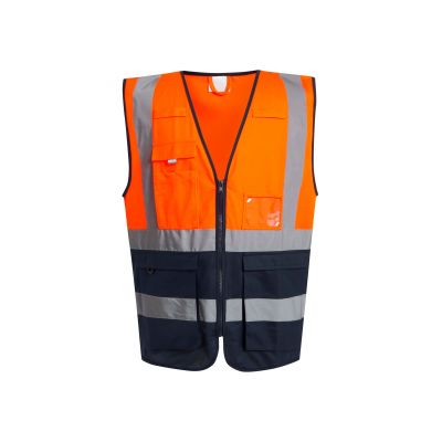 Якета и елеци, Работно облекло, Рециклирана тъкан, Regatta Professional TRS251 TRS251 Pro Hi Vis Executive Vest Fluorescent Orange