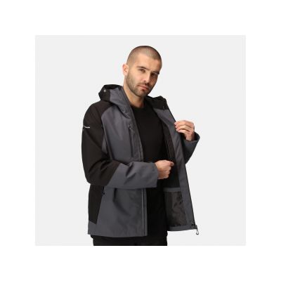 Якета и елеци, Рециклирана тъкан, Regatta Professional TRW529 X-Pro Beacon Brite Light Waterproof Jacket TRW529 X-Pro Beacon Brite Light Waterproof Jacket Seal Grey